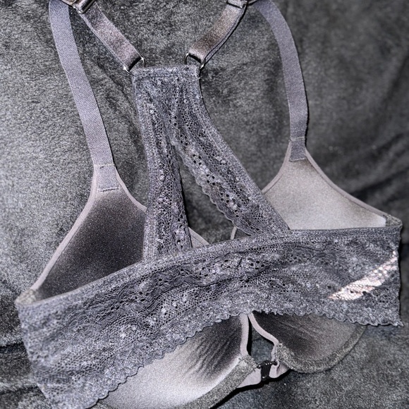 DOBREVA Women's Push Up Bra Racerback Front Closure Bra - Picture 6 of 12